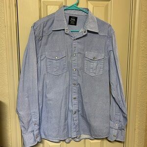 SQ comfort wash pearl snap western shirt. Men’s medium.